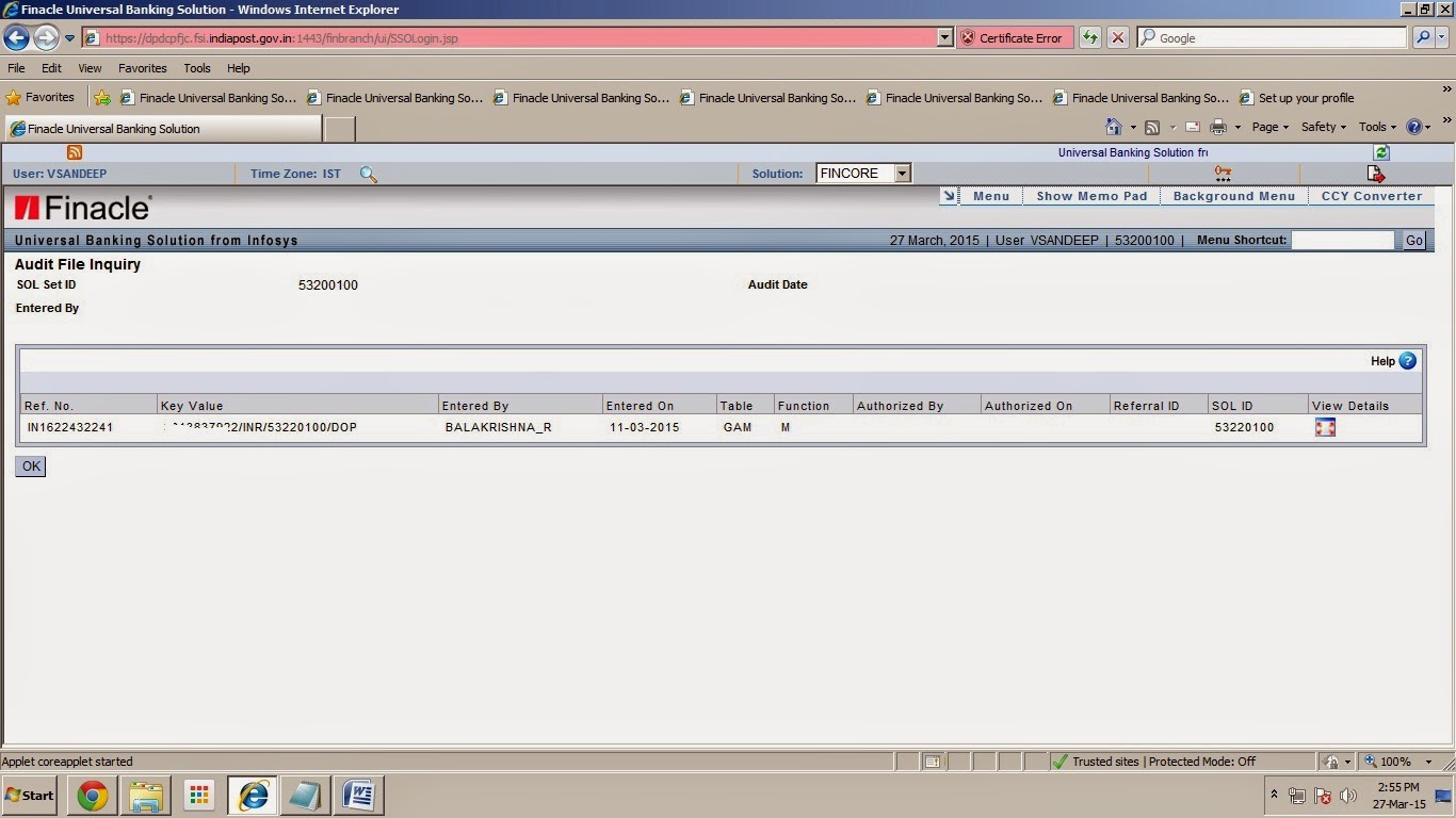 Verification of all accounts before end of financial year interest ...