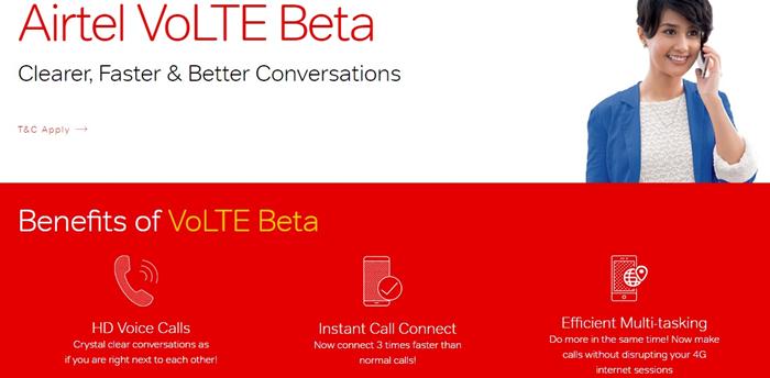 Airtel VoLTE Beta Program Avail Your Free 30 GB Today