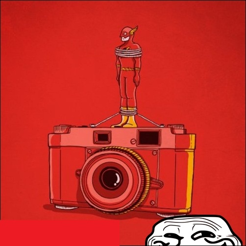 CSI Meme: Câmera com flash imbutido