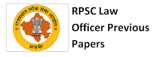 RPSC Law Officer Previous Year Question Papers Download