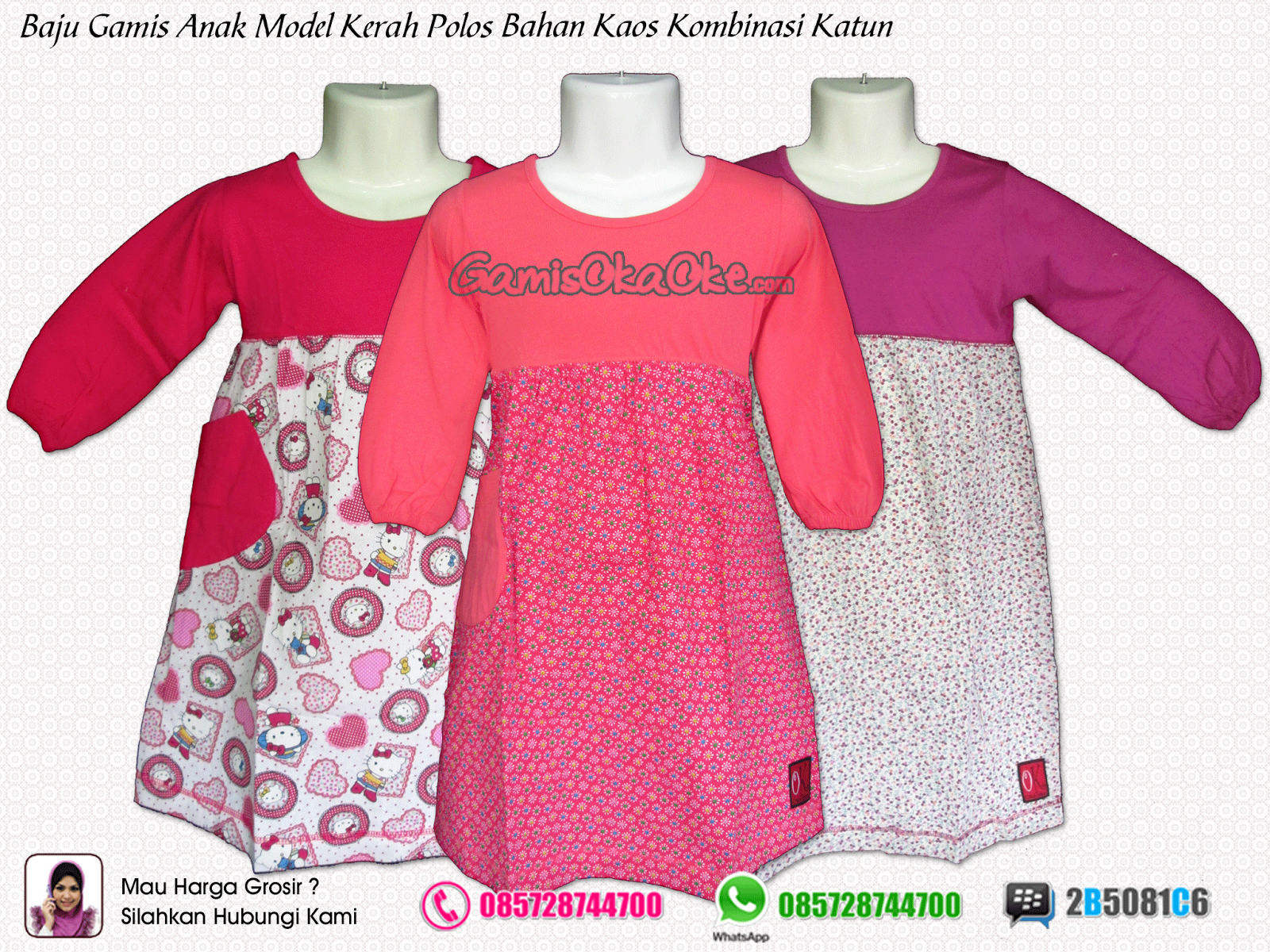 Grosir baju busana muslim anak perempuan harga murah berkualitas bagus