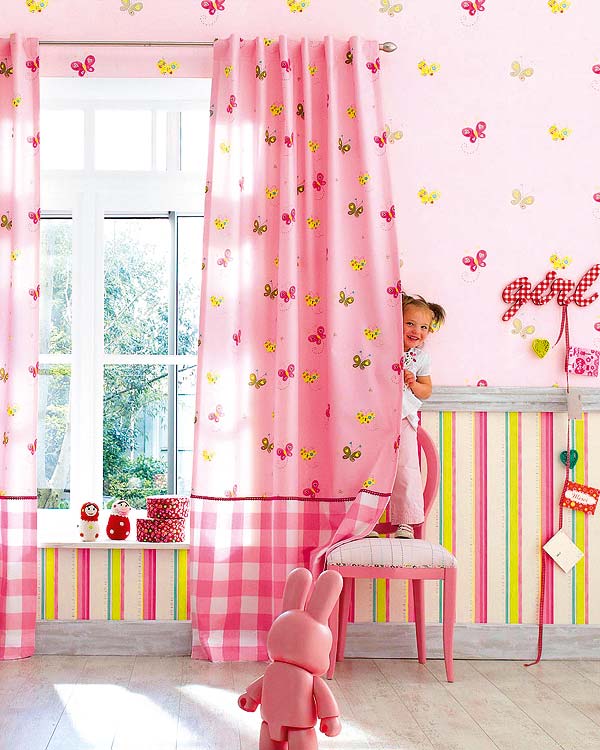 dormitorios juveniles : Cortinas para el dormitorio de los niños
