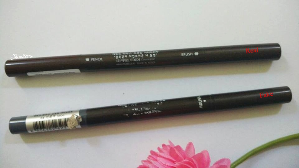 Beauty Diary Asli Vs Palsu Fake Vs Real Pensil Alis By Etude House