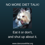 No Diet Talk Zone