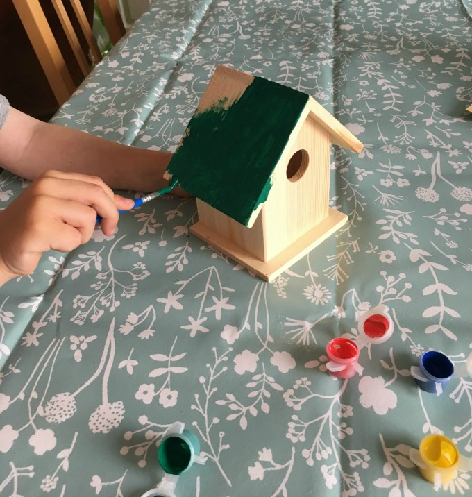 BoxWild-Children's-Big-Bird-Gift-Box-Review-roof-half-finished
