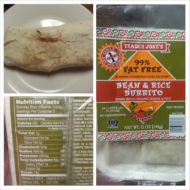 Shannon's Lightening the Load Trader Joe’s 99 Fat Free Bean & Rice