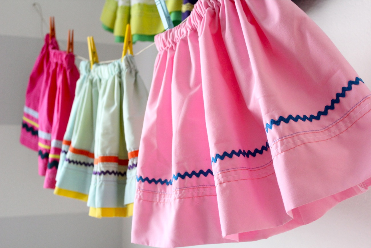 Fiesta Skirt Mexican Fiesta Skirt Fuchsia Serape Skirt Birthday Skirt Children's Skirt Girls Skirt