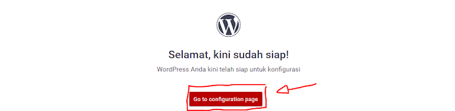 selesai instalasi