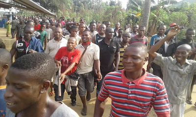 2j Photos: Ogoni youths destroy marijuana smoking joints in their community
