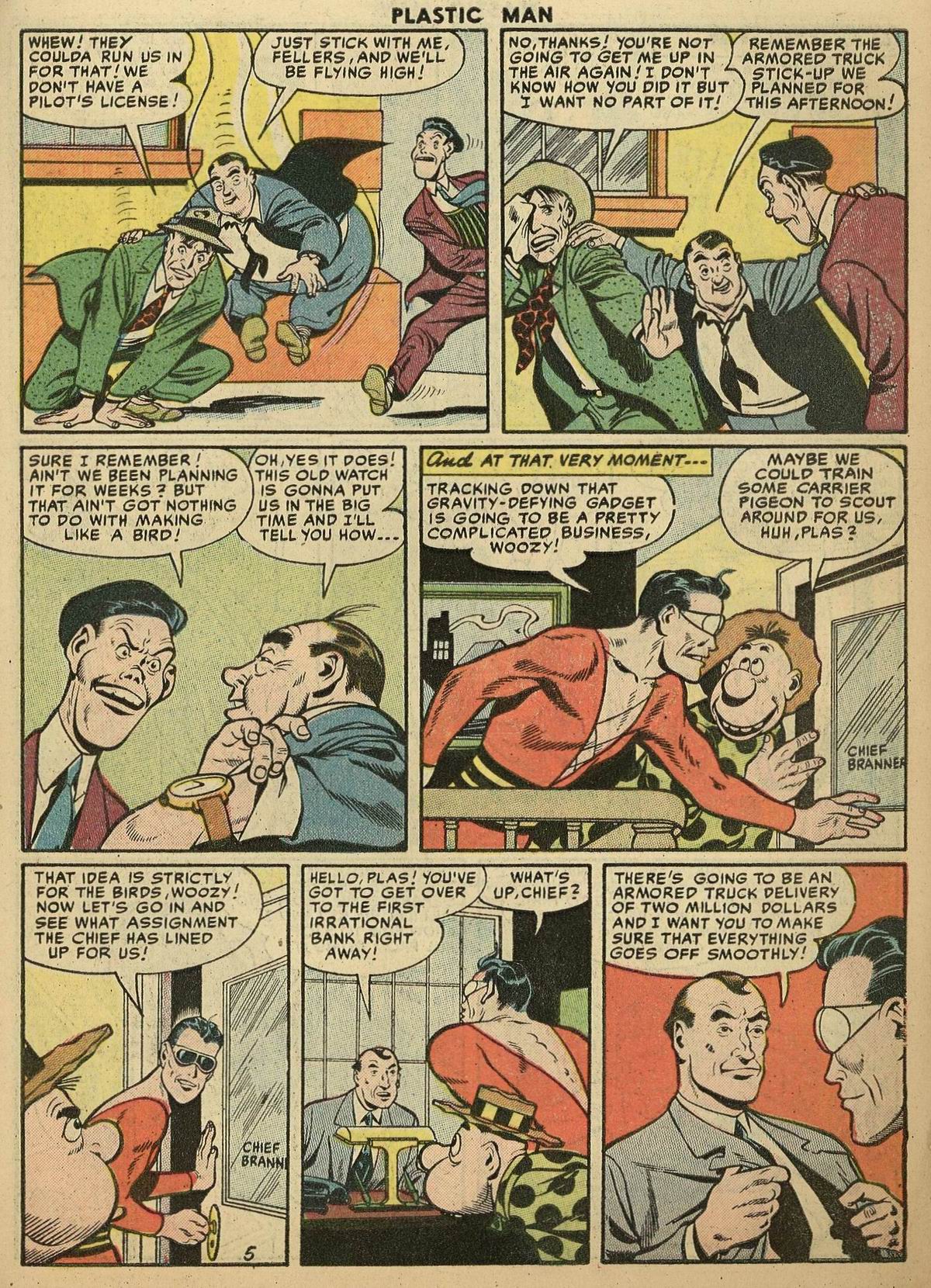 Read online Plastic Man (1943) comic -  Issue #56 - 7