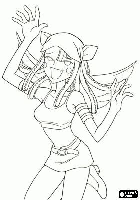 pichi pichi pitch: Dibujos para colorear de pichi pichi pitch