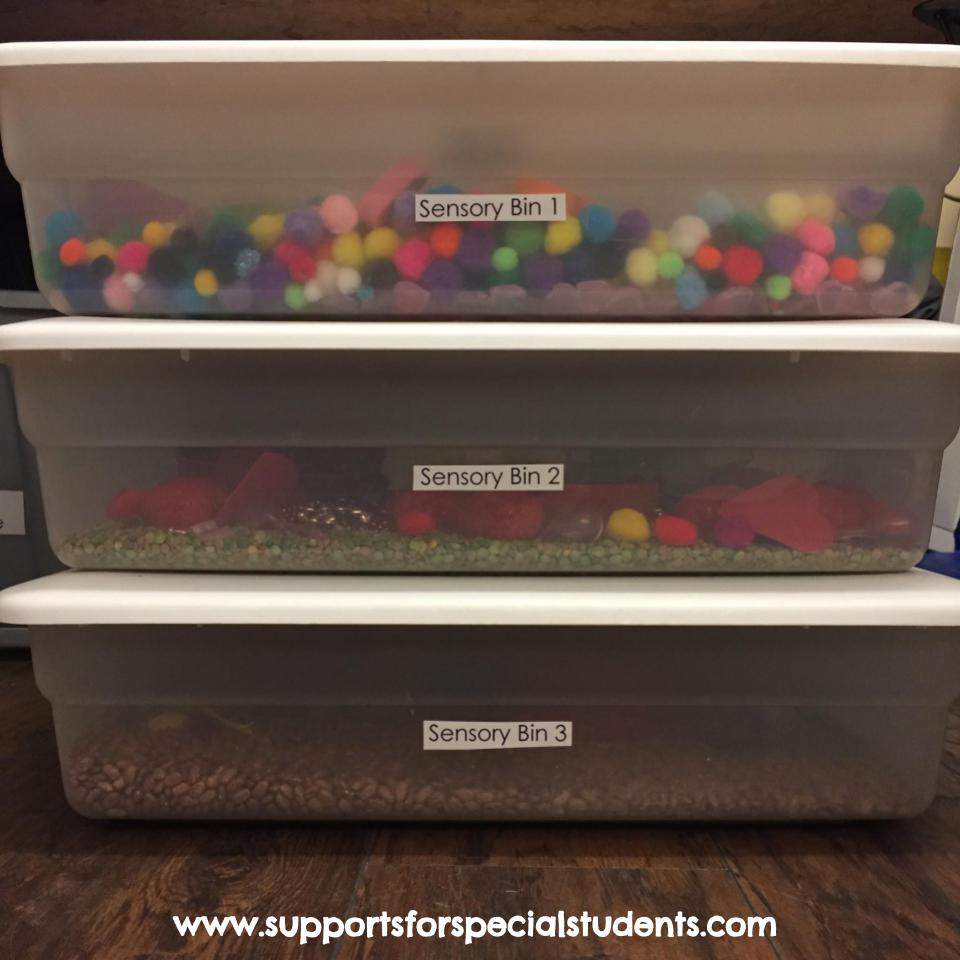 5 Tips for Sensory Bin Organization Supports for Special Students