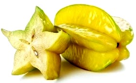 Carambola Foto de la fruta carambola color amarillo