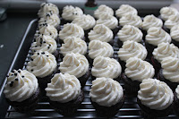 Mini peppermint mocha cupcakes