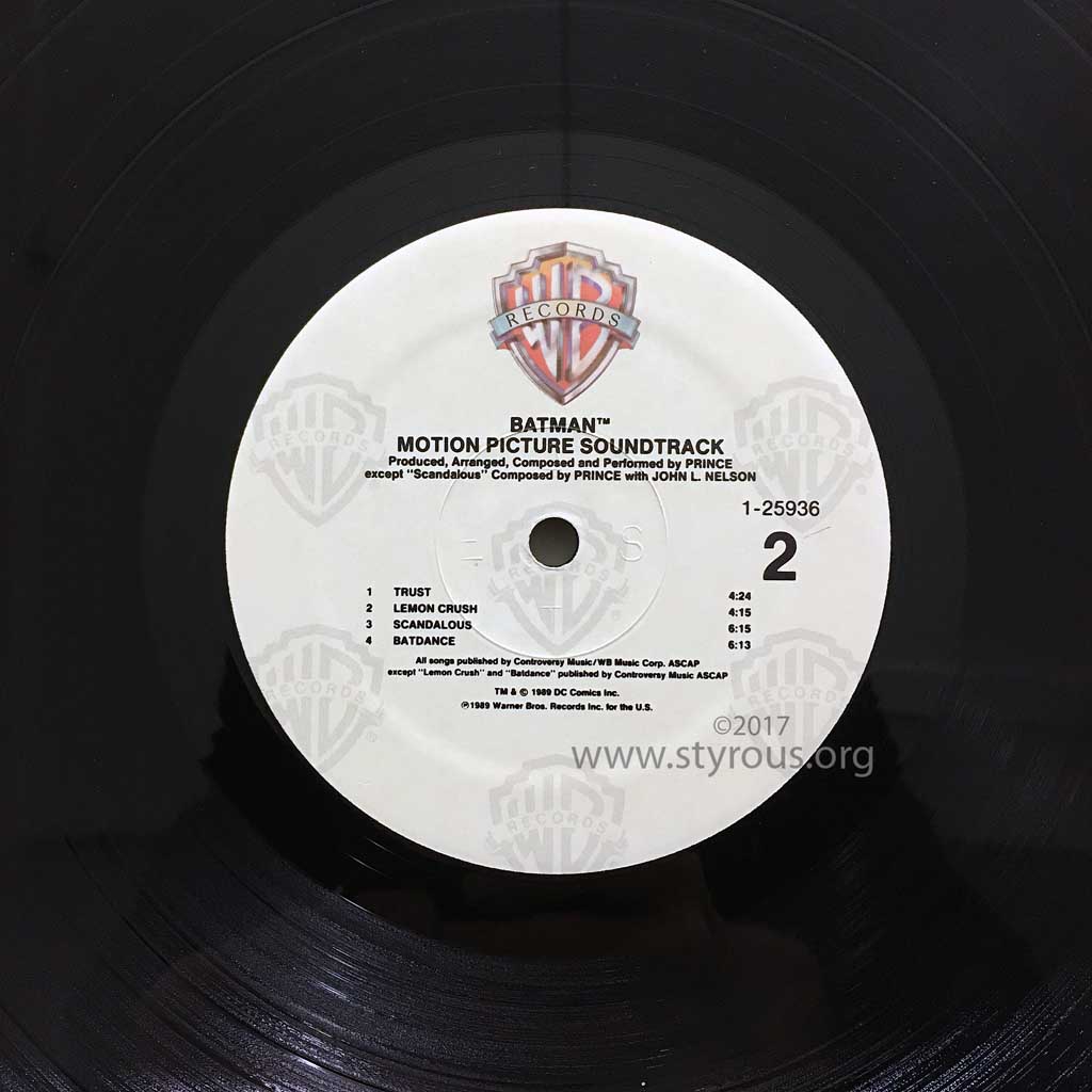 Hus Fange Grader celsius The Styrous® Viewfinder: 20,000 Vinyl LPs 139: Prince ~ Batman