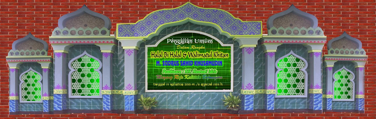 35+ Contoh Dekorasi Panggung Pengajian Sederhana Terbaik