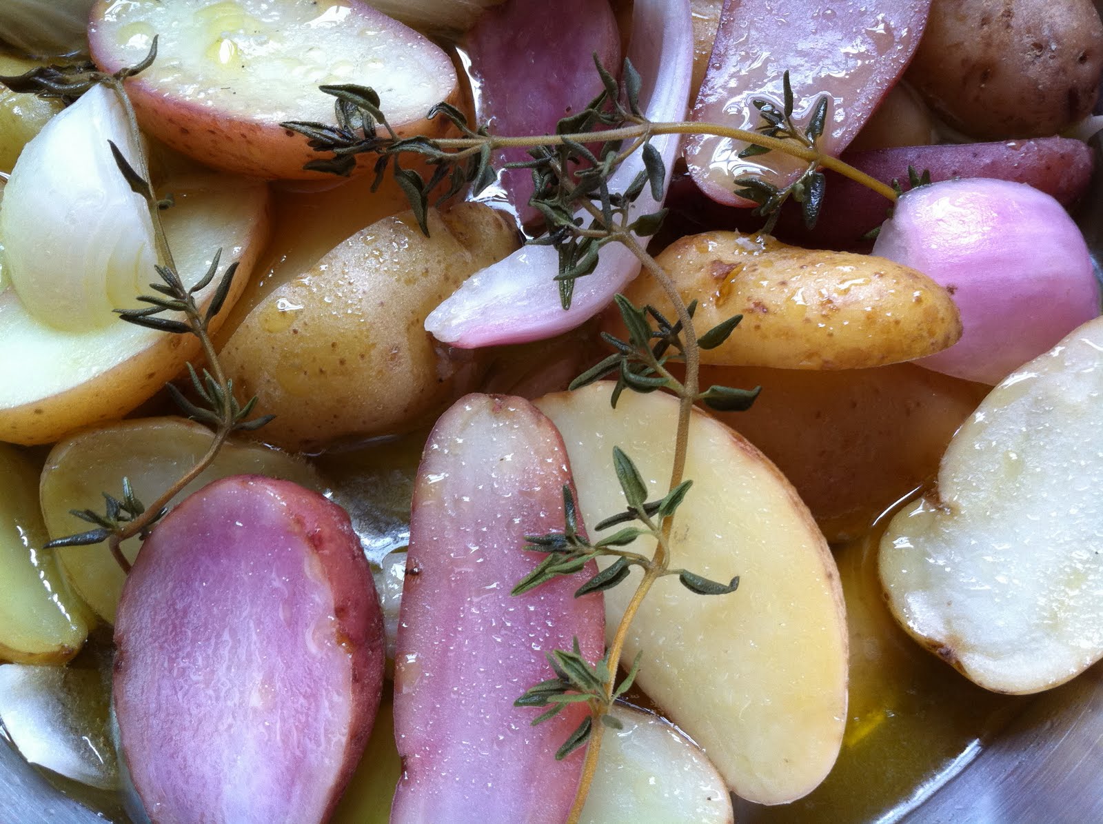 Potato Spring Onion Galette