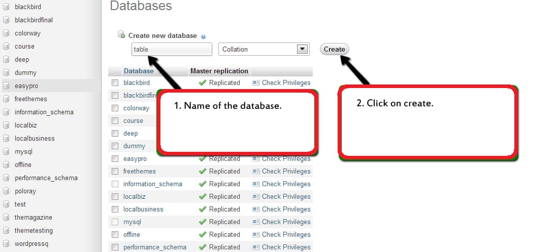 WordPress को local pc पर कैसे install करे - step by step Databases create kare