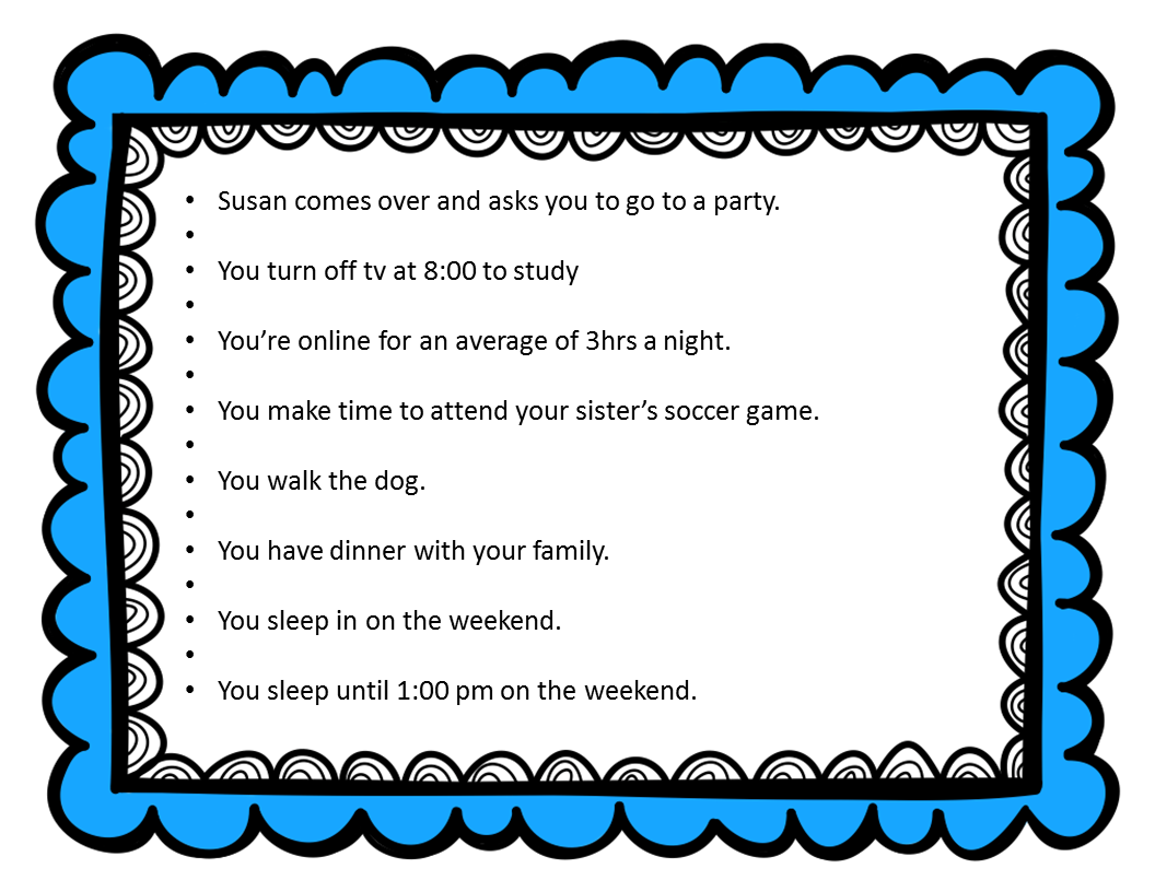 8th Grade Goal Setting Worksheet