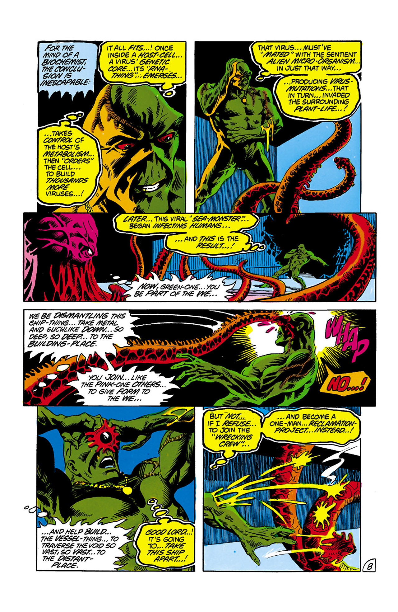 Read online Swamp Thing (1982) comic -  Issue #7 - 9