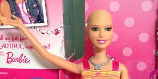 Barbie bald doll head Antique Biedermeier