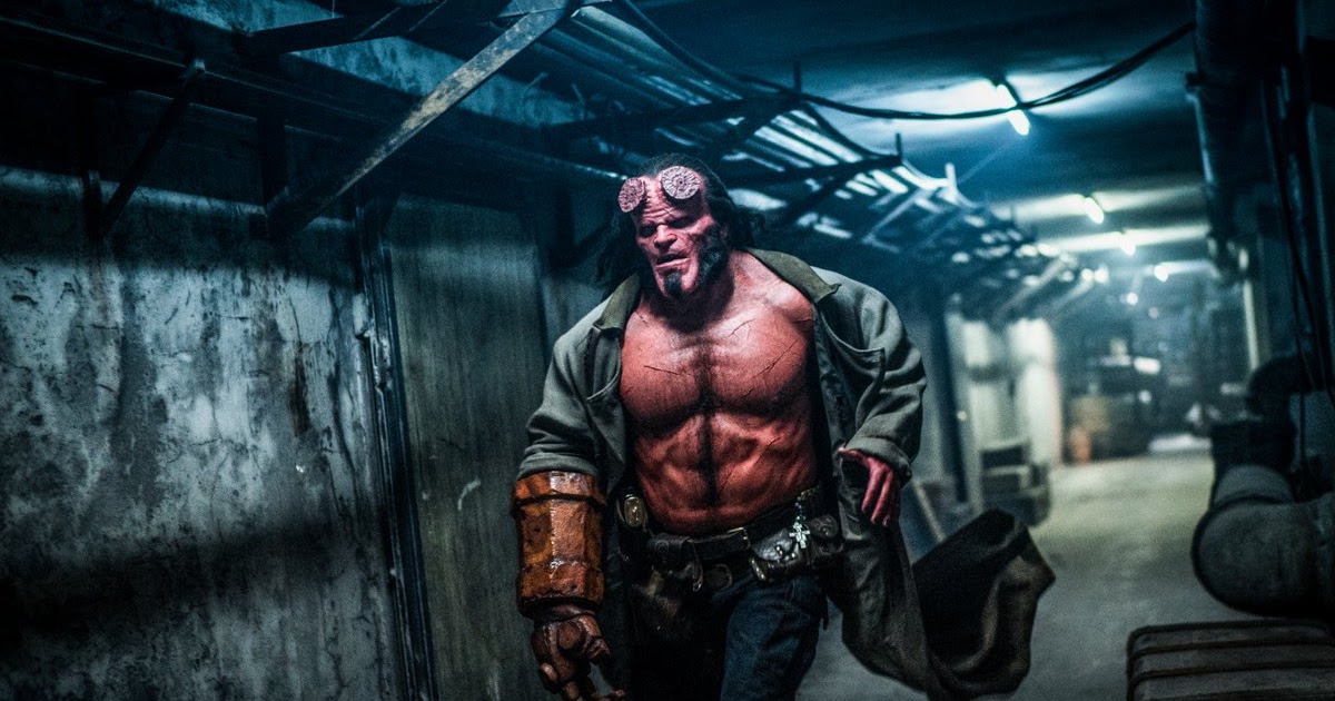 Hellboy Movie Still & Lobster Johnson in 1/12th Seen DCON2018