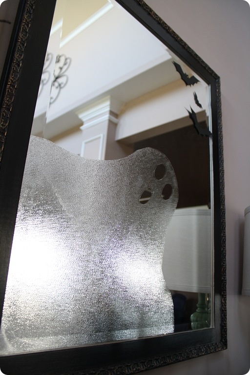 fabulous pictures Use press 'n' seal to make a ghost in the mirror or