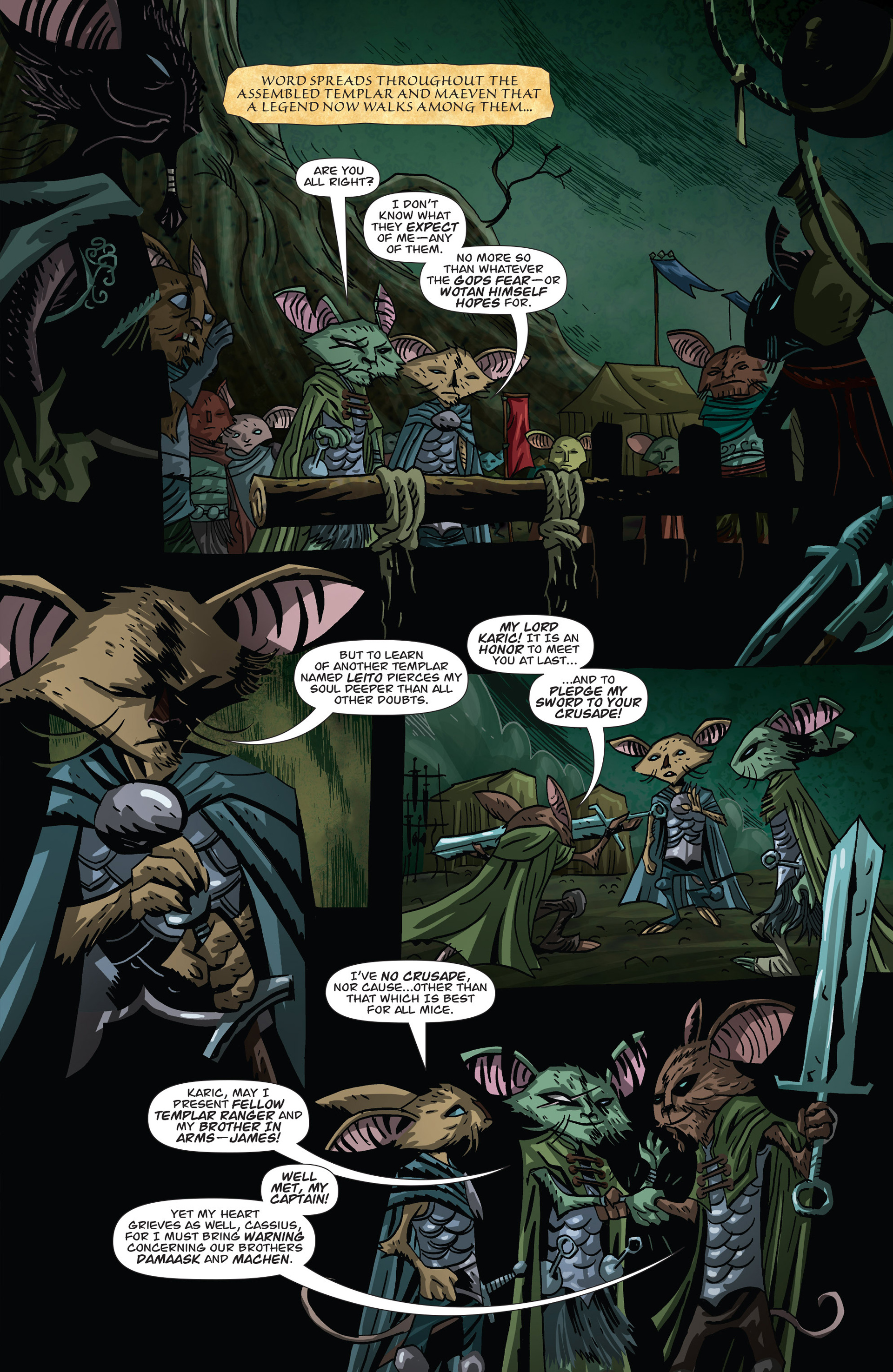 The Mice Templar Volume 4: Legend issue 10 - Page 22