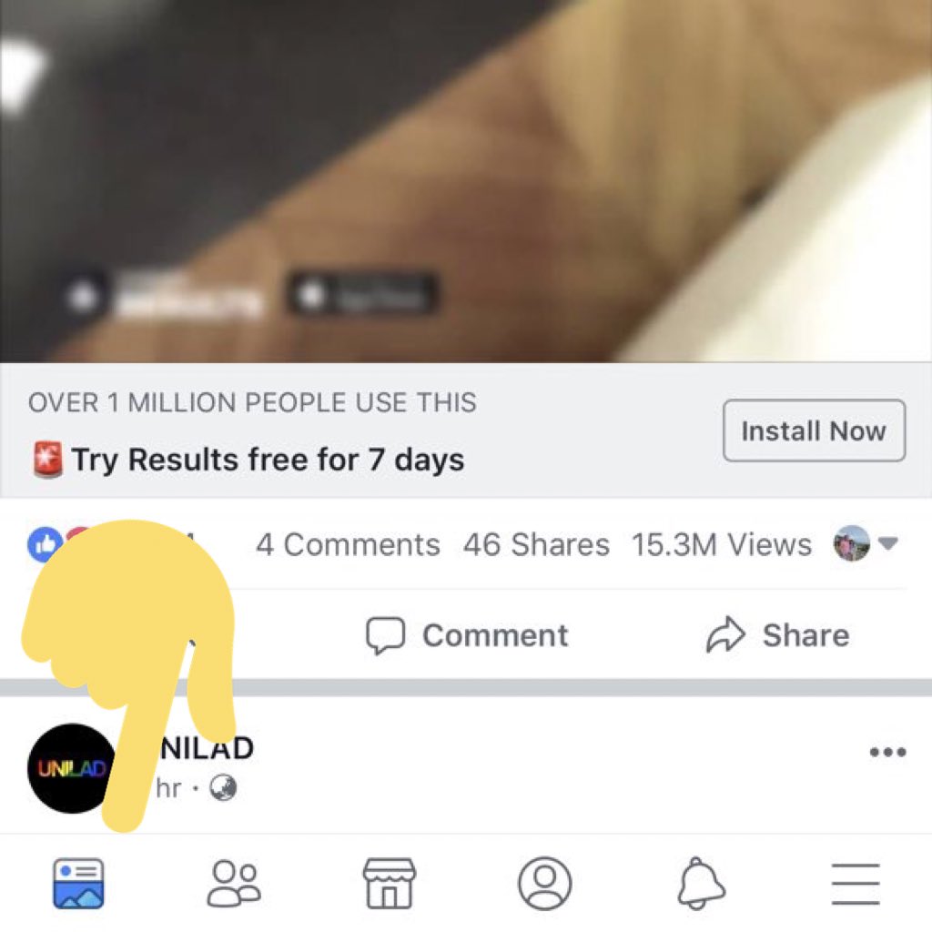 Facebook's Navigation Bar Gets a New Update