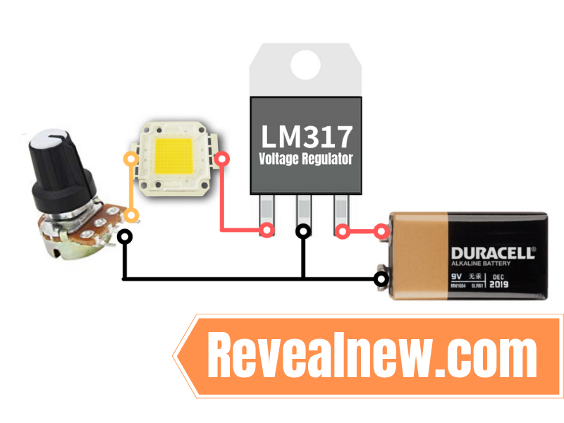 LED Dimmer Circuit with LM317 RevealNew