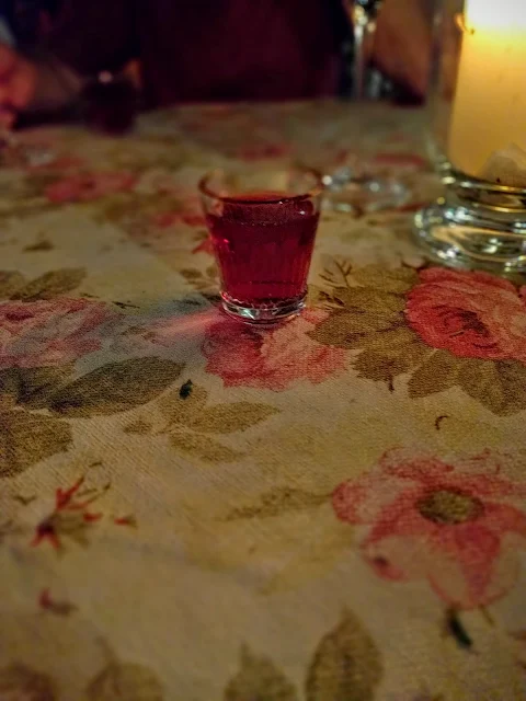 What to drink in Warsaw, Poland: Shot of cherry vodka at Restauracja Dawne Smaki