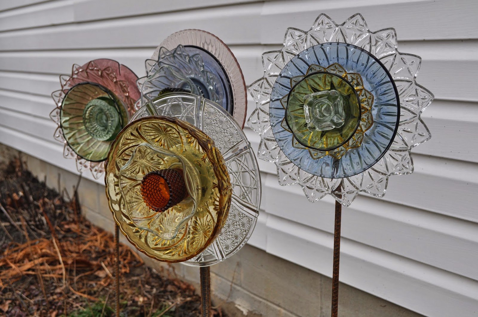 Grassy Branch Farm Glass Garden Flowers