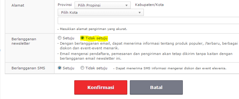 Cara Berhentikan Email Masuk Promosi Dari Elevenia Galitrik