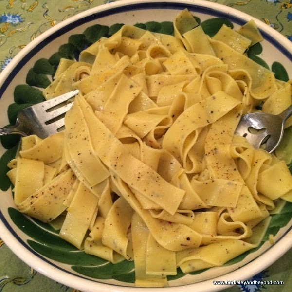 Caught On The  recipe SuperSimple Lemon Pepper Pappardelle Pasta