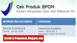 izin bpom crystal x, izin bpom crystal x di pekanbaru, izin bpom crystal x di pekanbaru riau, izin crystal x di pekanbaru, bpom crystal x di pekanbaru, surat izin bpom crystal x di pekanbaru, nomor izin bpom crystal x di pekanbaru