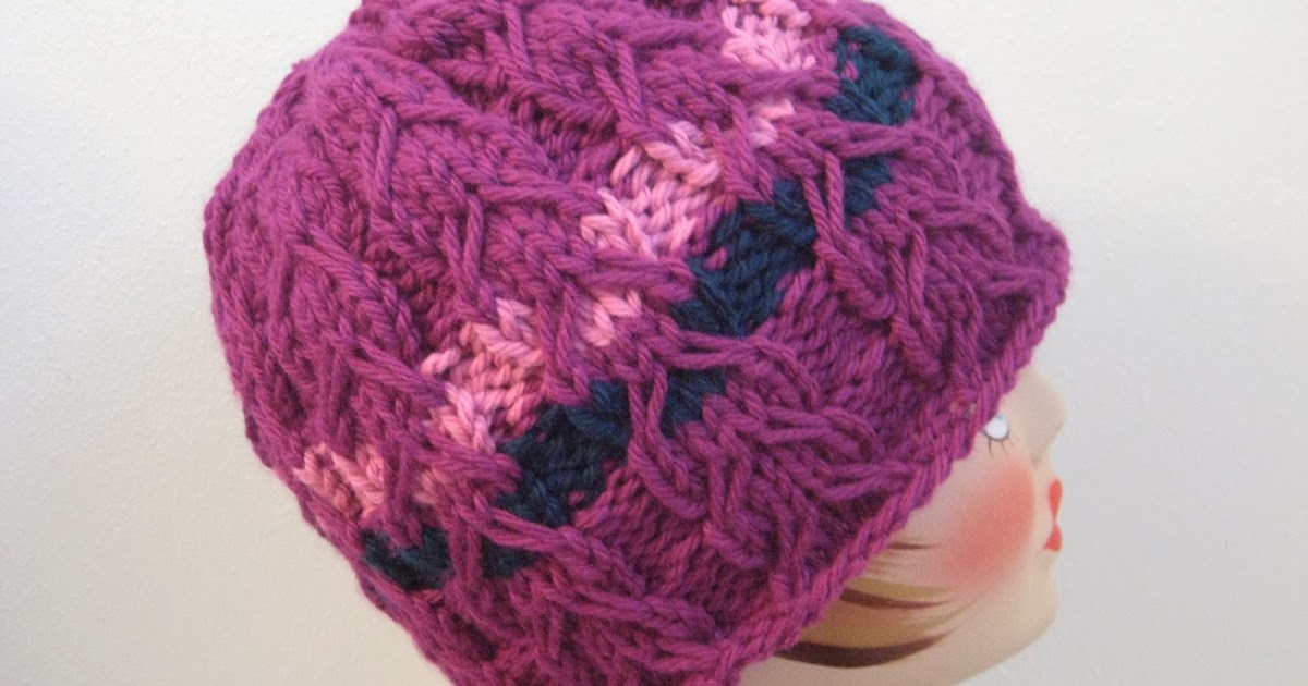 Balls to the Walls Knits: Slipped Cable Hat