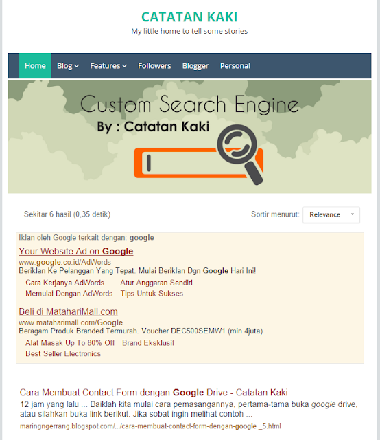 Cara Aktifkan Sort by Relevance Google CSE di Blog Cara Aktifkan Sort by Relevance Google CSE di Blog