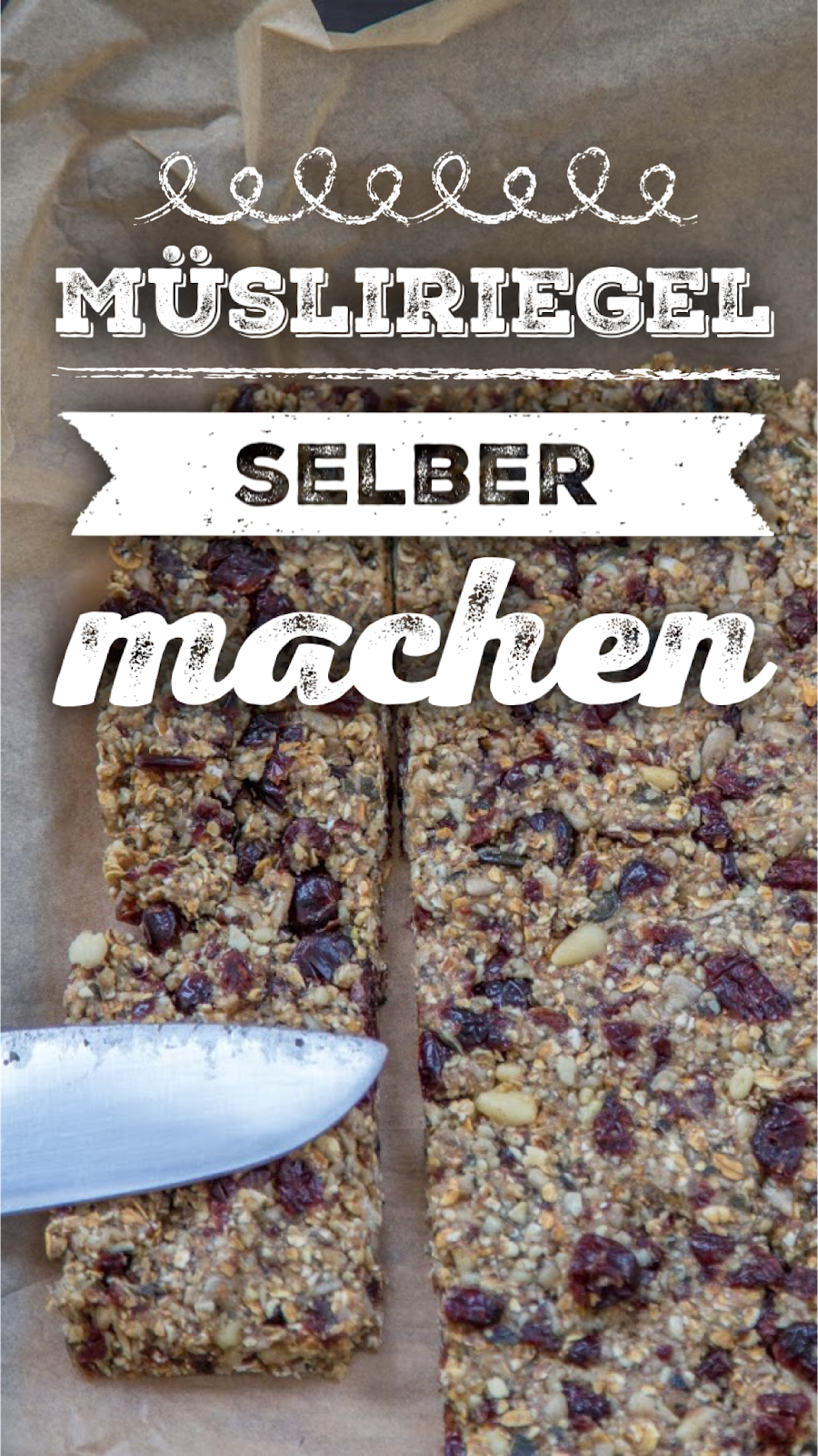 Müsliriegel selber machen | Energieriegel Rezept