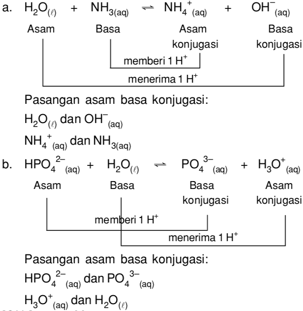 27 Contoh Soal Reaksi Asam Basa Konjugasi Kumpulan Contoh Soal