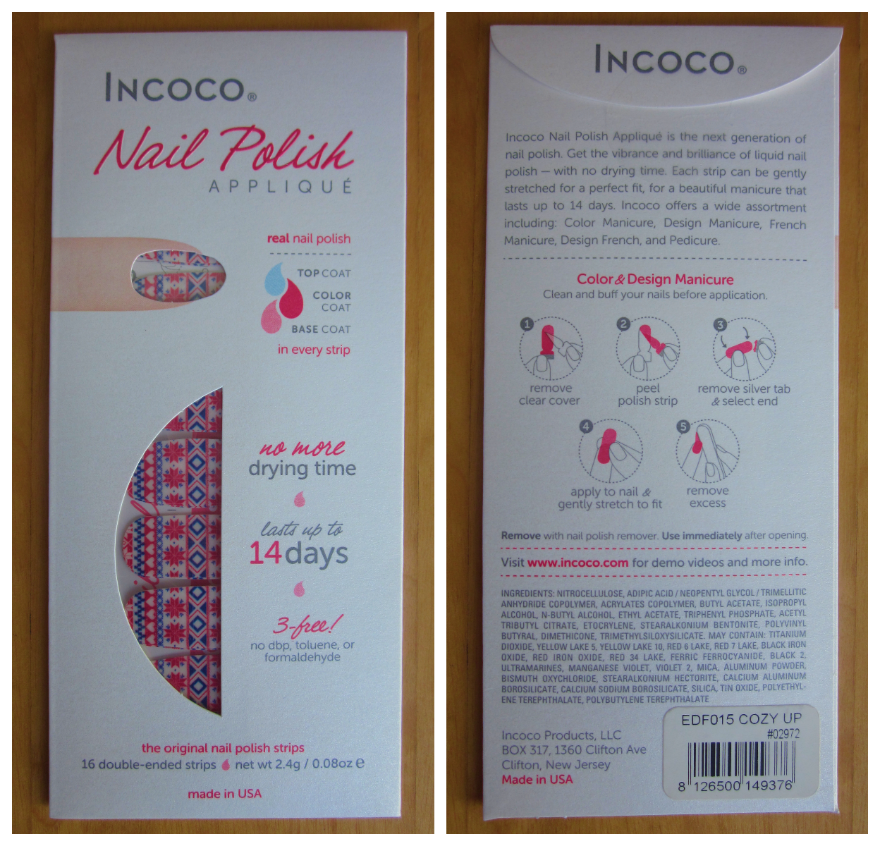 Incoco Nail Polish Appliques - Review & Giveaway - Krissy Deane