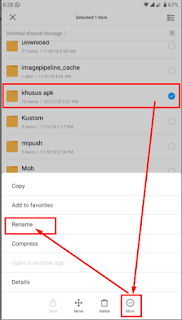 Cara Hidden File atau Menyembunyikan File Atau Folder Di Android Tanpa Menggunakan Aplikasi