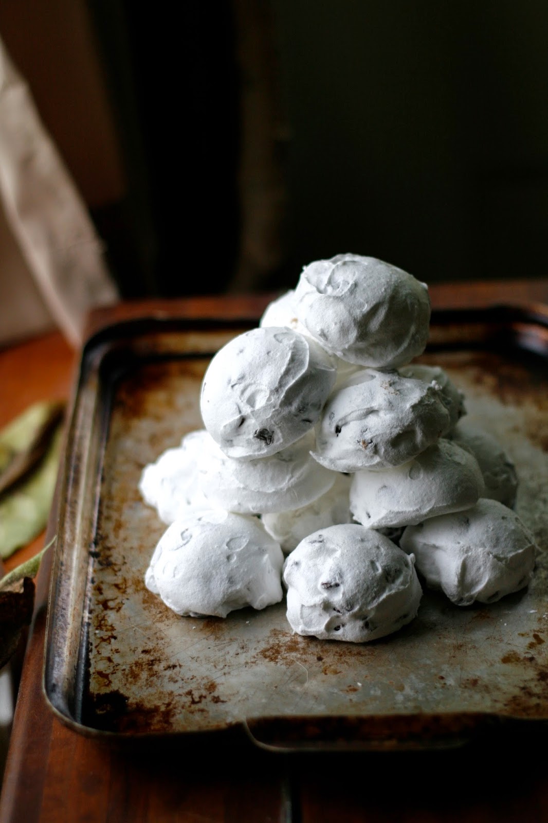 Indigo Scones Mint Chocolate Chip Meringues