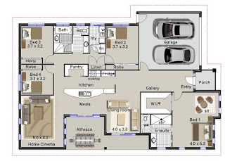  it gives y'all to a greater extent than flexibility in addition to infinite ample Arrange solid plans 4 bedrooms 1 floor