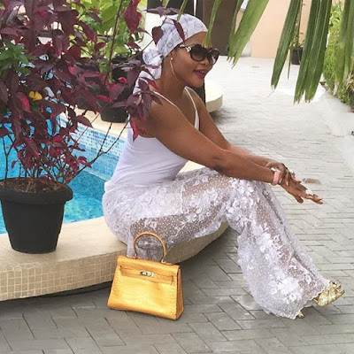"I clean up well!" Popular Lagos big girl, Eunice Efole says as she shows off her collection of expensive designer bags