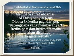 Dahsyatnya Surat Al Ikhlas Al Falaq An Nas Ahot Tea