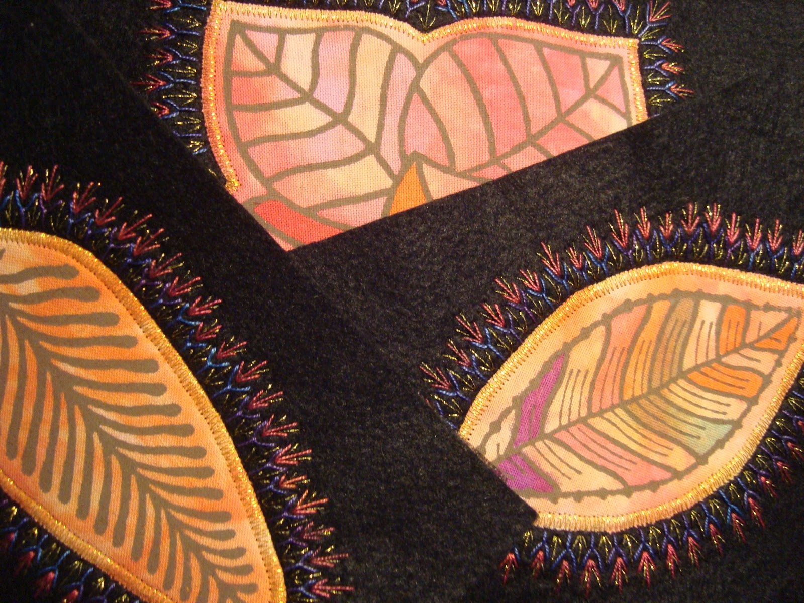 Textile Butterfly: Back to stitching...