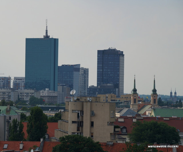 widok panorama Warszawa Intraco