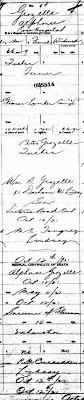 Alphonse Grozelle 1921 death registration