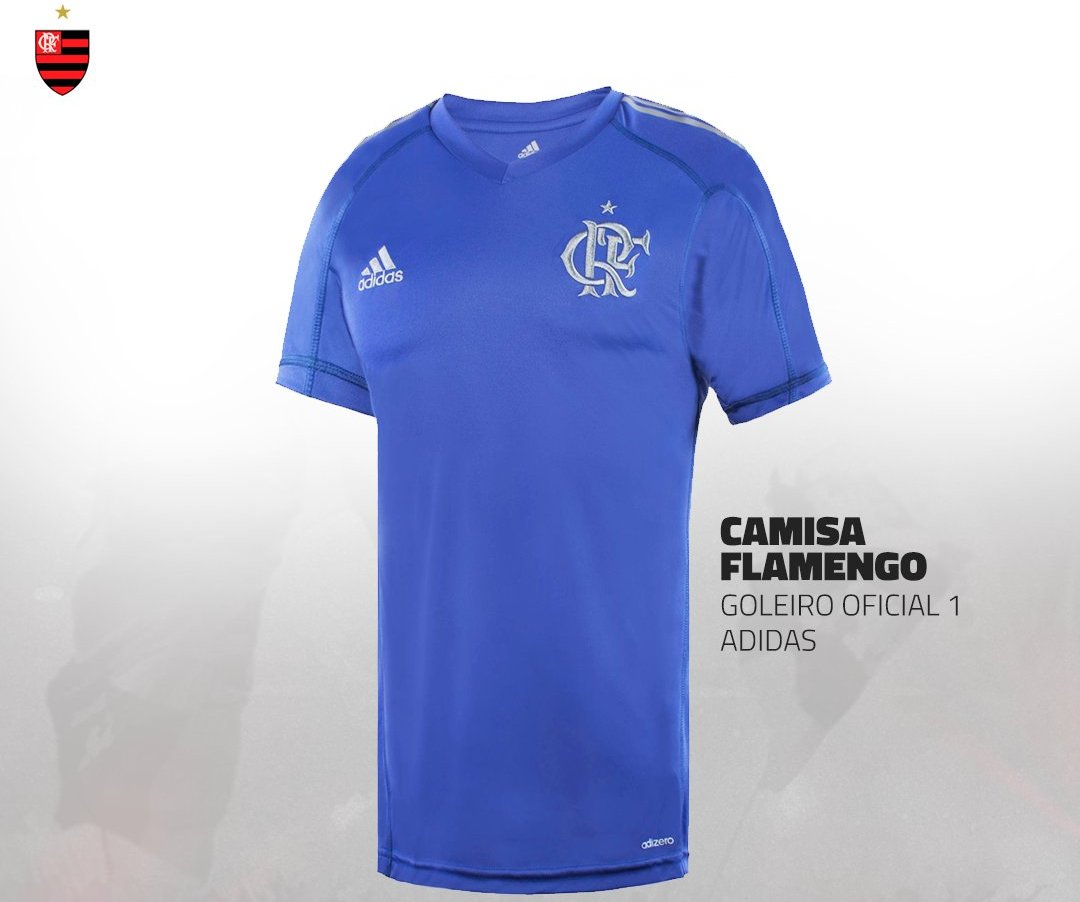 camisa azul do flamengo adidas