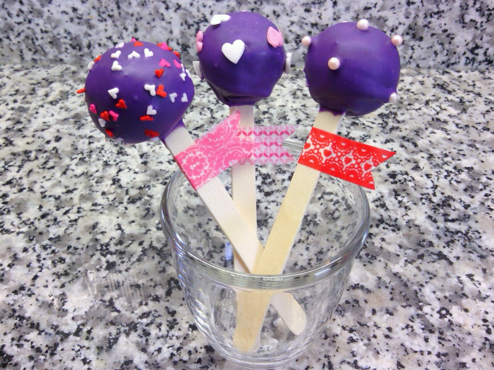Dulcetopía Cake pops San Valentín con